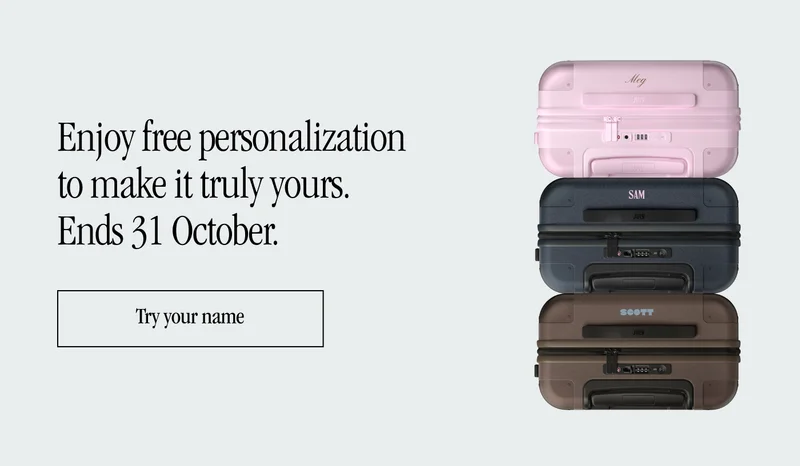 Enjoy free personalization. Ends 31 October.