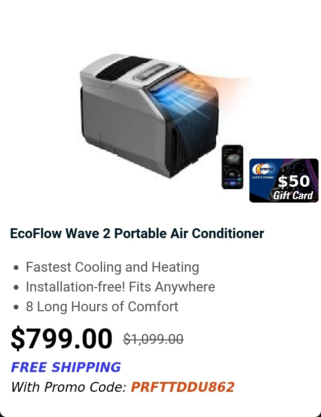 EcoFlow Wave 2 Portable Air Conditioner