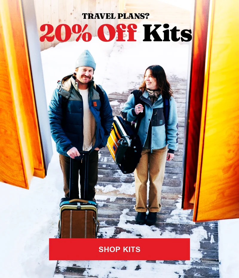 Shop and Save 20% of Travel Kits