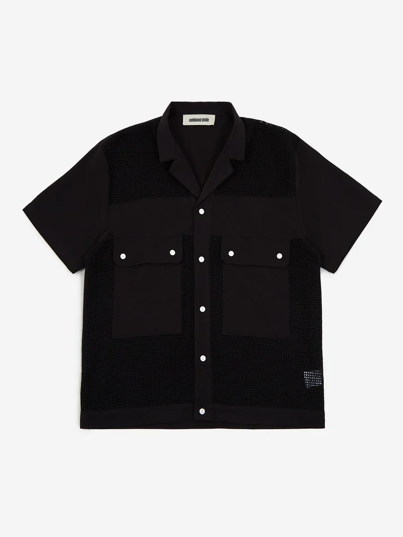 Image of Metalwood Sexy Meshy Shirt - Black