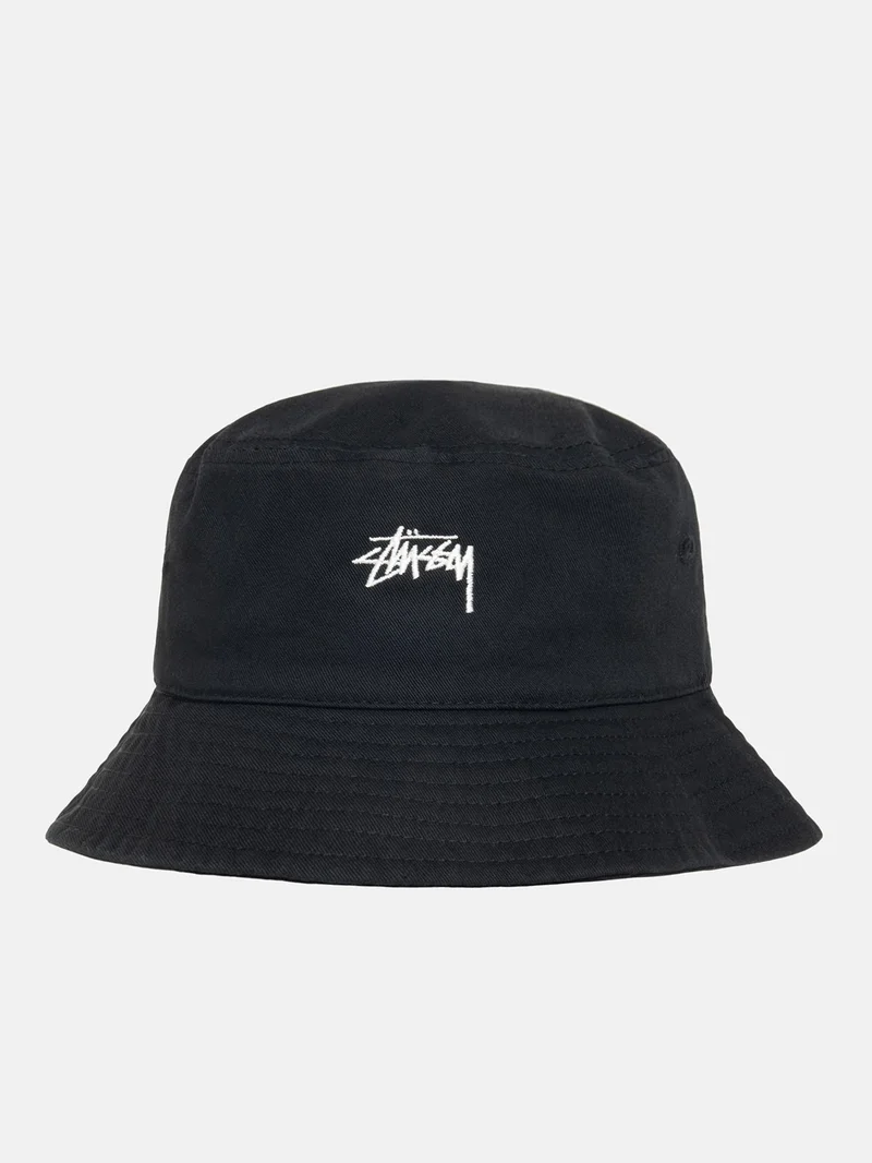 Image of Stussy Bucket Hat Stock - Black