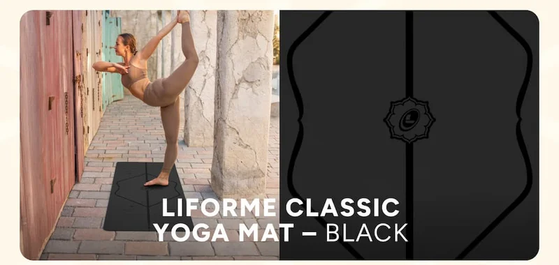Liforme Classic Yoga Mat –&nbsp;Black