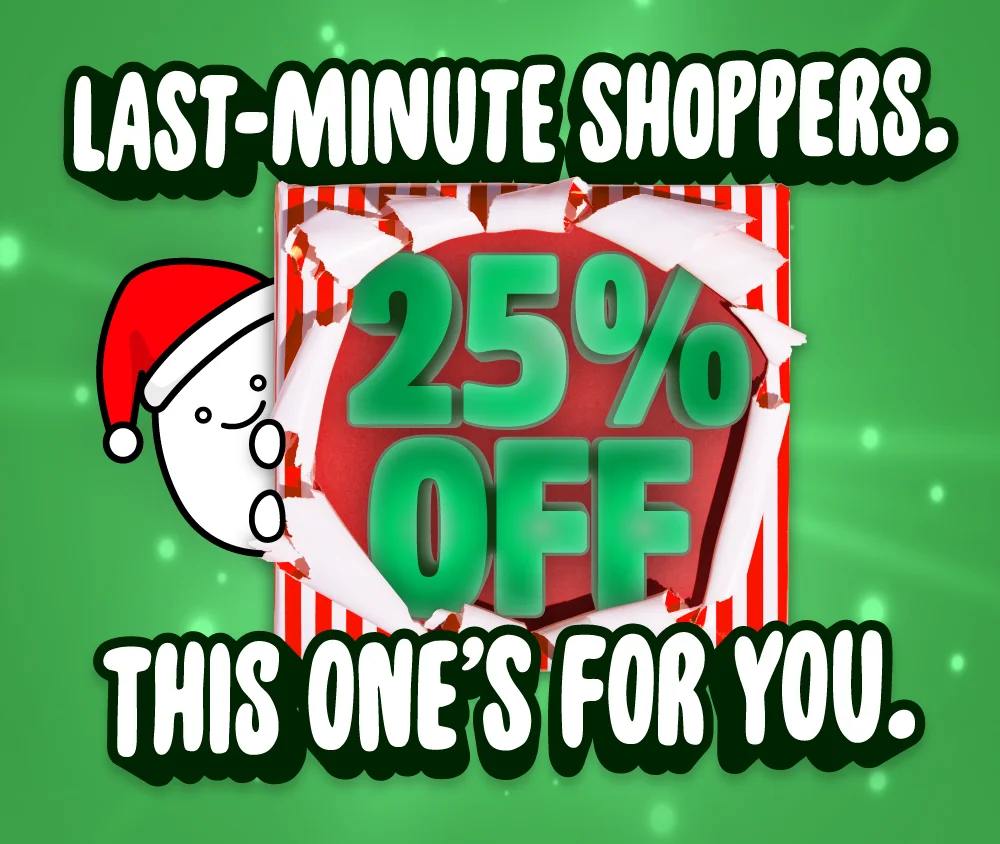 Last-minute shoppers. This one's for you.