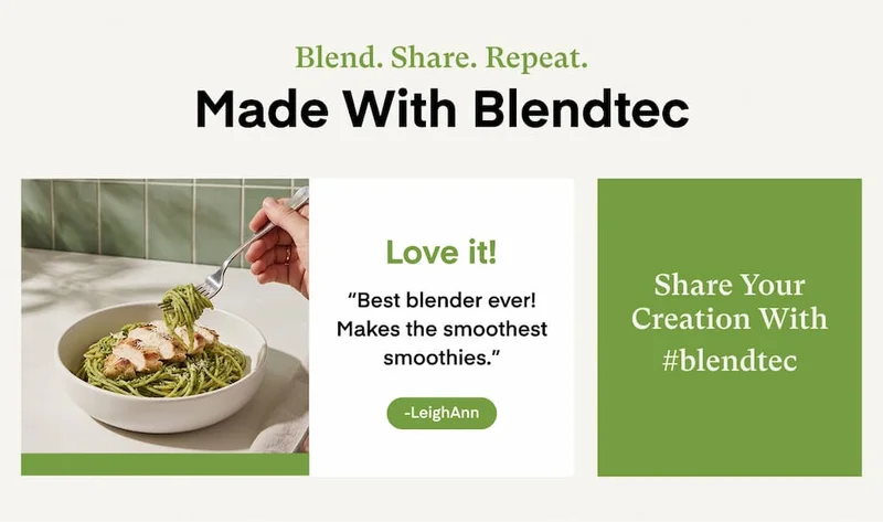 Share your creations with #blendtec