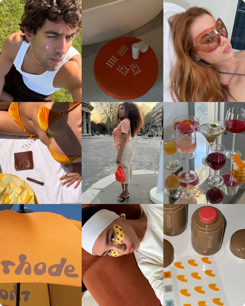 orange colorworld collage