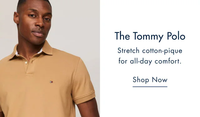 The Tommy polo Stretch cotton-pique for all-day comfort. Shop now