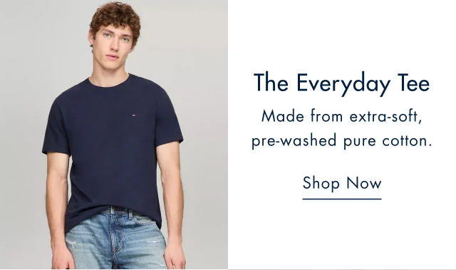 The everyday tee Made from extra-soft, pre-washed pure cotton. Shop now