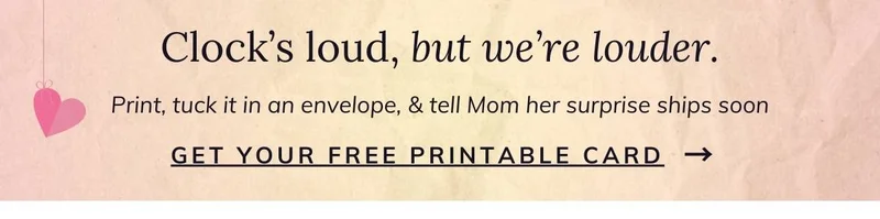 Print Mother's Day Card