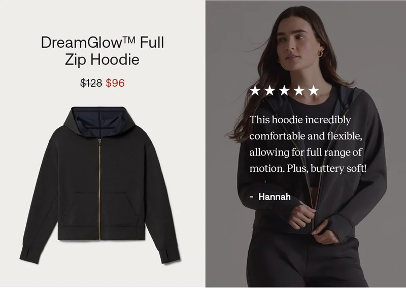 DreamGlow™ Full Zip Hoodie
