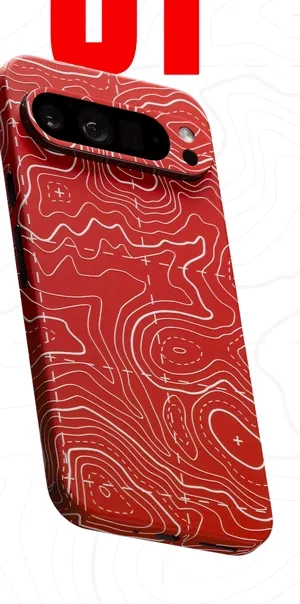 ...featuring a topographic map of the very base we allegedly “stole” our brand new printer from.