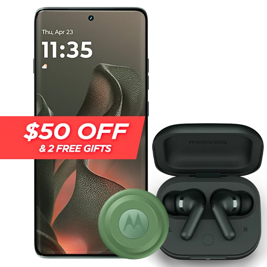 $50 off motorola edge - 2025 + free moto tag and moto buds+