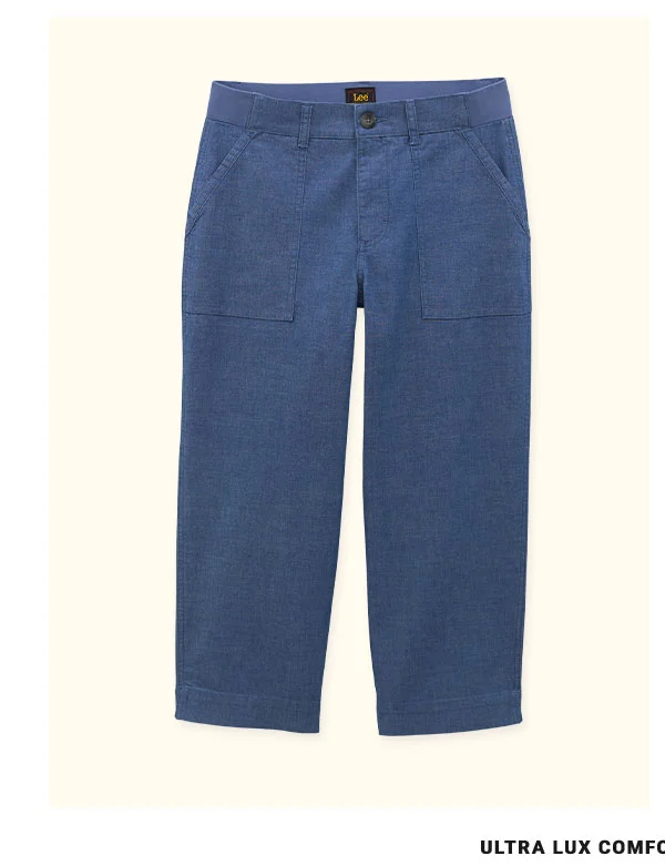 Ultra Lux Comfort Utility Blue Capri
