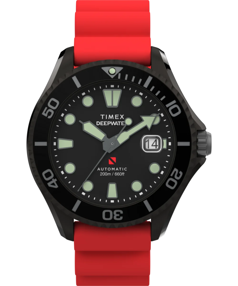 Image of Deepwater Tiburón Automatic 43mm Synthetic Rubber Strap Watch