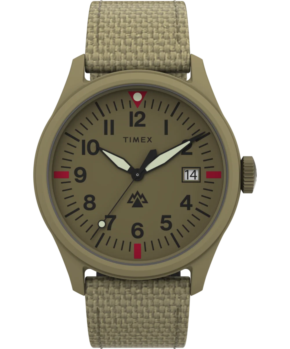 Image of Expedition Traprock 43mm Eco-Friendly Fabric Strap Watch