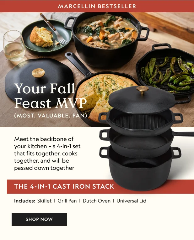 4-in-1 Cast Iron Stack