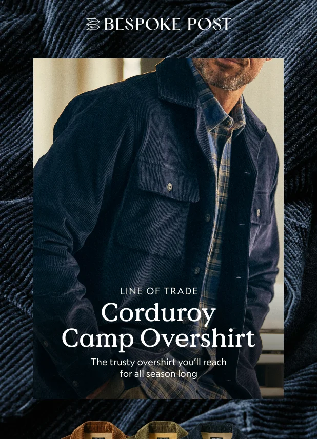 Corduroy Camp Overshirt