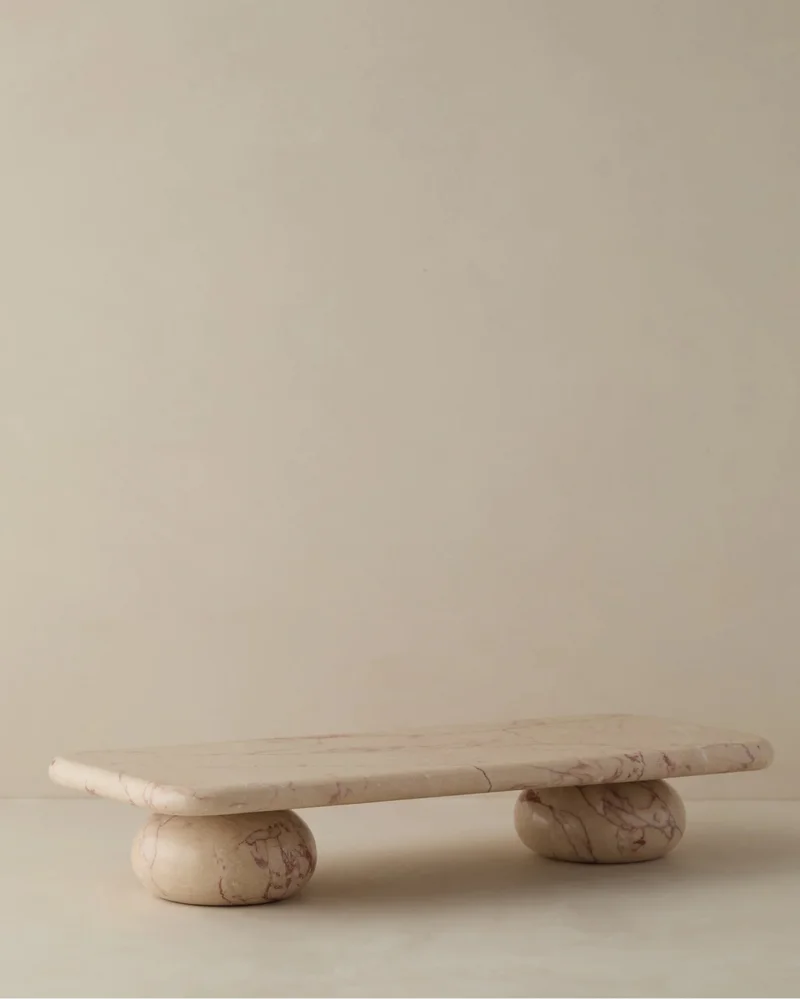 Shop Lusine Marble Serving Stand