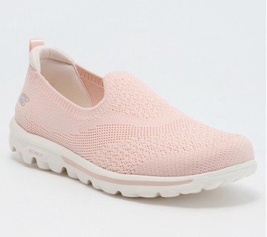 Skechers GO WALK Travel Vegan Washable Slip-On Shoes - Kourt