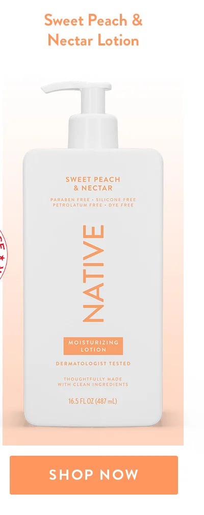 Sweet Peach & Nectar Lotion | SHOP NOW