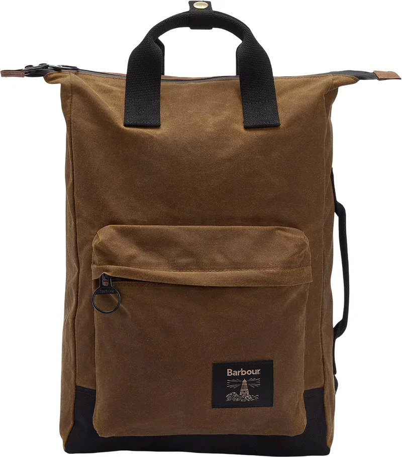 Barbour,  Field Waxed Backpack