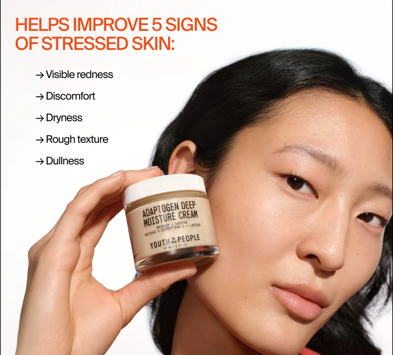 Helps improve 5 signs of stressed skin