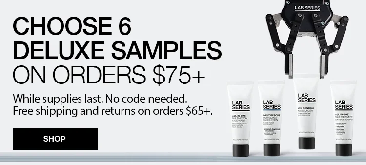 CHOOSE 6 DELUXE SAMPLES ON ORDERS $75+ | While supplies last. No code needed. Free shipping and returns on orders $65+ | SHOP