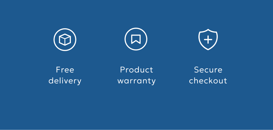 Free delivery - Product warranty - Secure checkout