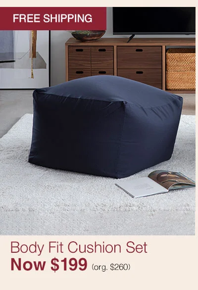 Online Only: Shop Body Fit Cushion Set Now $199 (org. $260)
