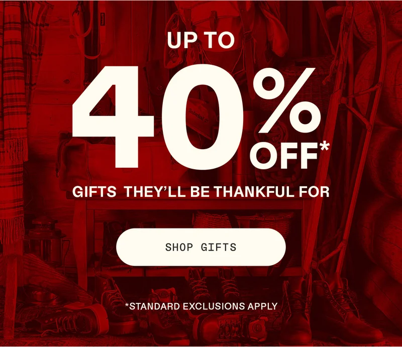 UP TO 40% OFF* Gifts they'll be thankful for. Shop Gifts. *Standard exclusions apply