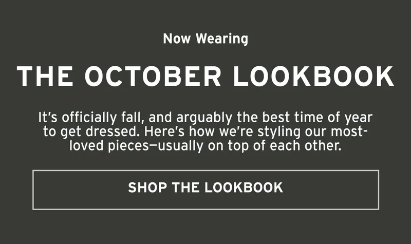 THE OCTOBER LOOKBOOK