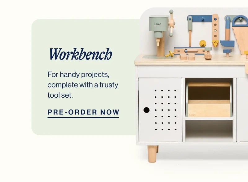Workbench. For handy projects, complete with a trusty tool set. Pre-Order Now