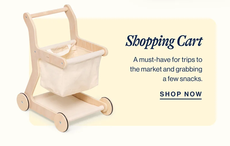 Shopping Cart. A must-have for trips to the market and grabbing a few snacks. Shop Now