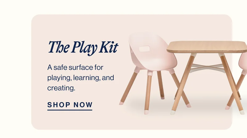 The Play Kit. A safe surface for playing, learning, and creating. Shop Now
