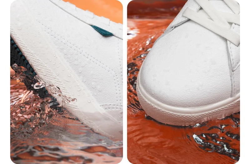 Close up shots of the new Soho Sneaker.