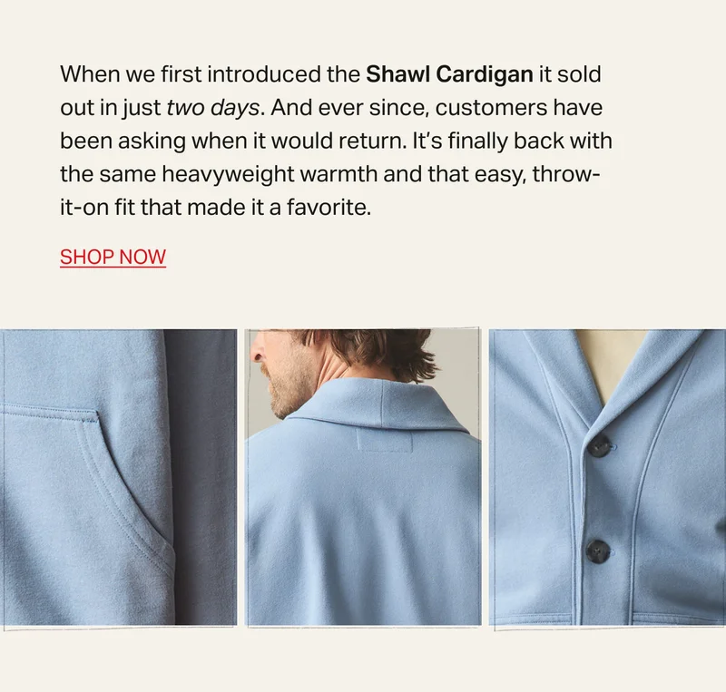 shawl cardigan