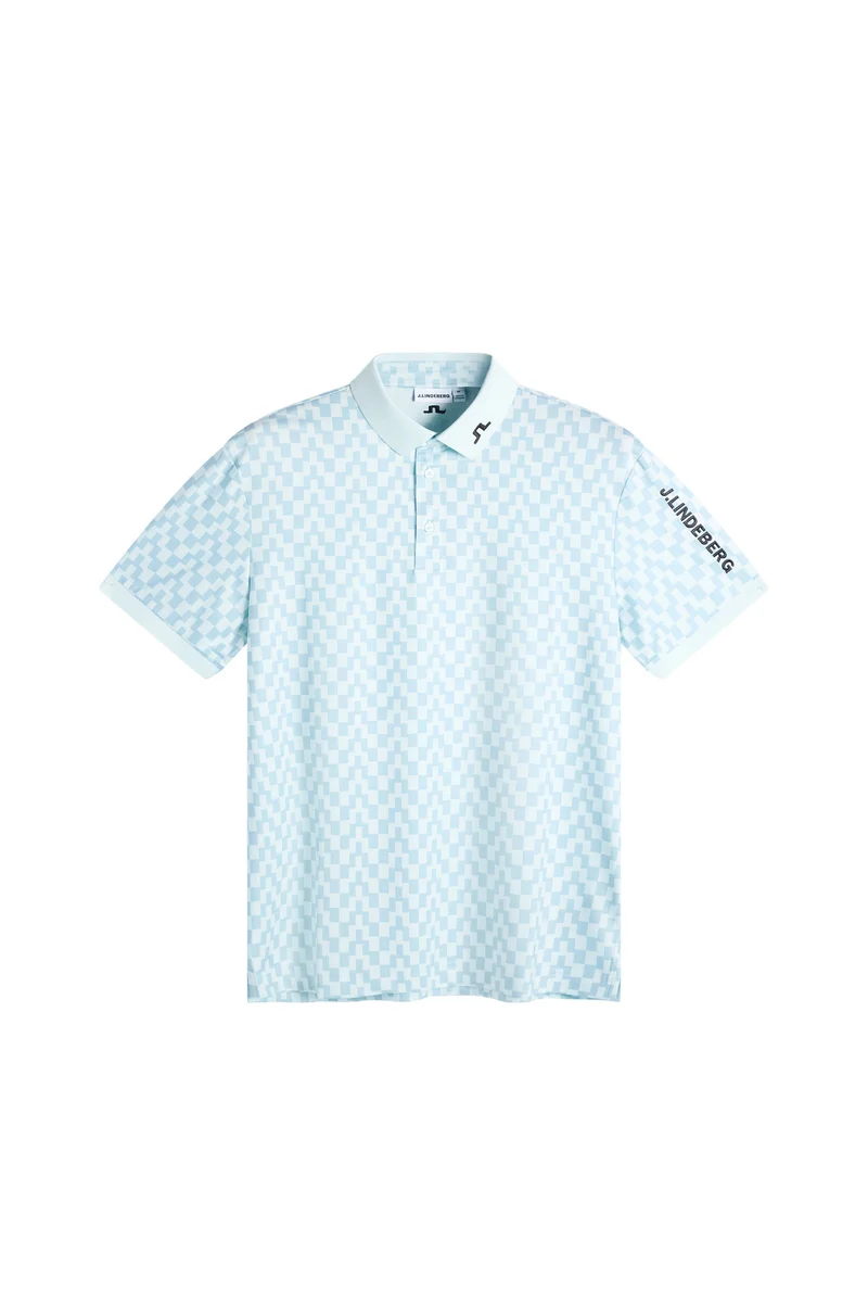 Image of Tour Tech Print Polo / Bridge Stack Skylight M