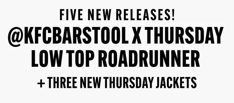 @KFCBarstool X Thursday Low Top Roadrunner