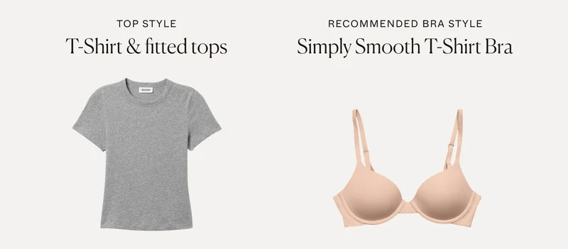 T-shirt & fitted tops: Simply Smooth T-Shirt Bra
