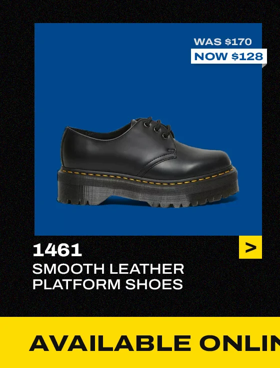 1461 Smooth Leather Platform Shoes