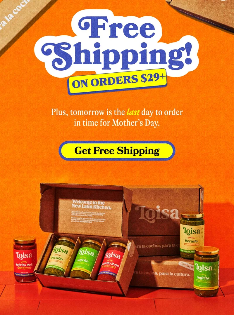 Free Shipping! Tomorrow is the last day to order in time for Mother’s Day and today is the only day to get FREE shipping on $29+Celebrate Mama