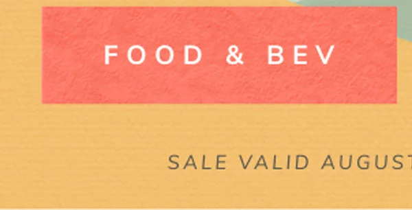 Shop Sale Food & Drink
