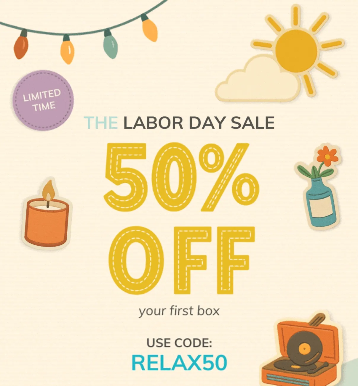 Shop the Labor Day Sale 50% Off Sale