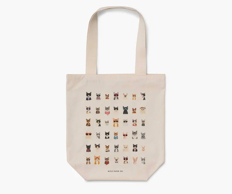 Image of Canvas Tote Bag - Cool Cats
