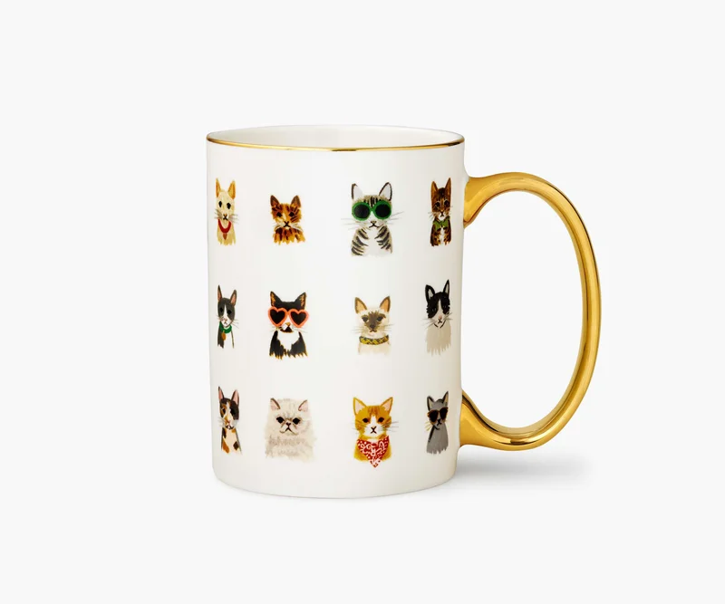 Image of Porcelain Mug - Cool Cats