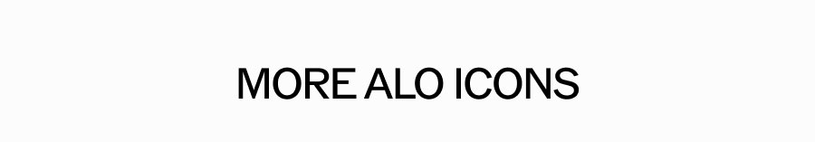 MORE ALO ICONS