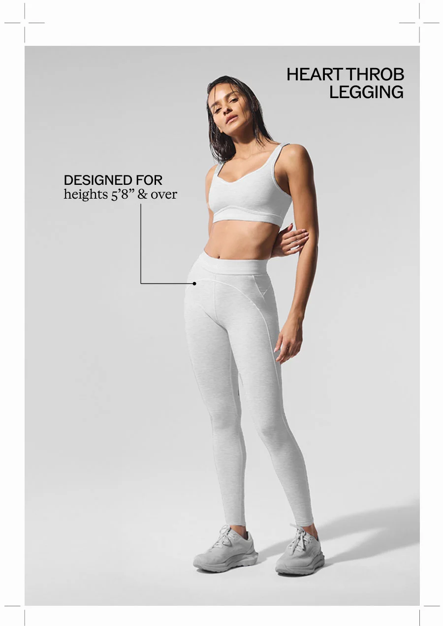 HEART THROB LEGGING. DESIGNED FOR 5'8'' & OVER