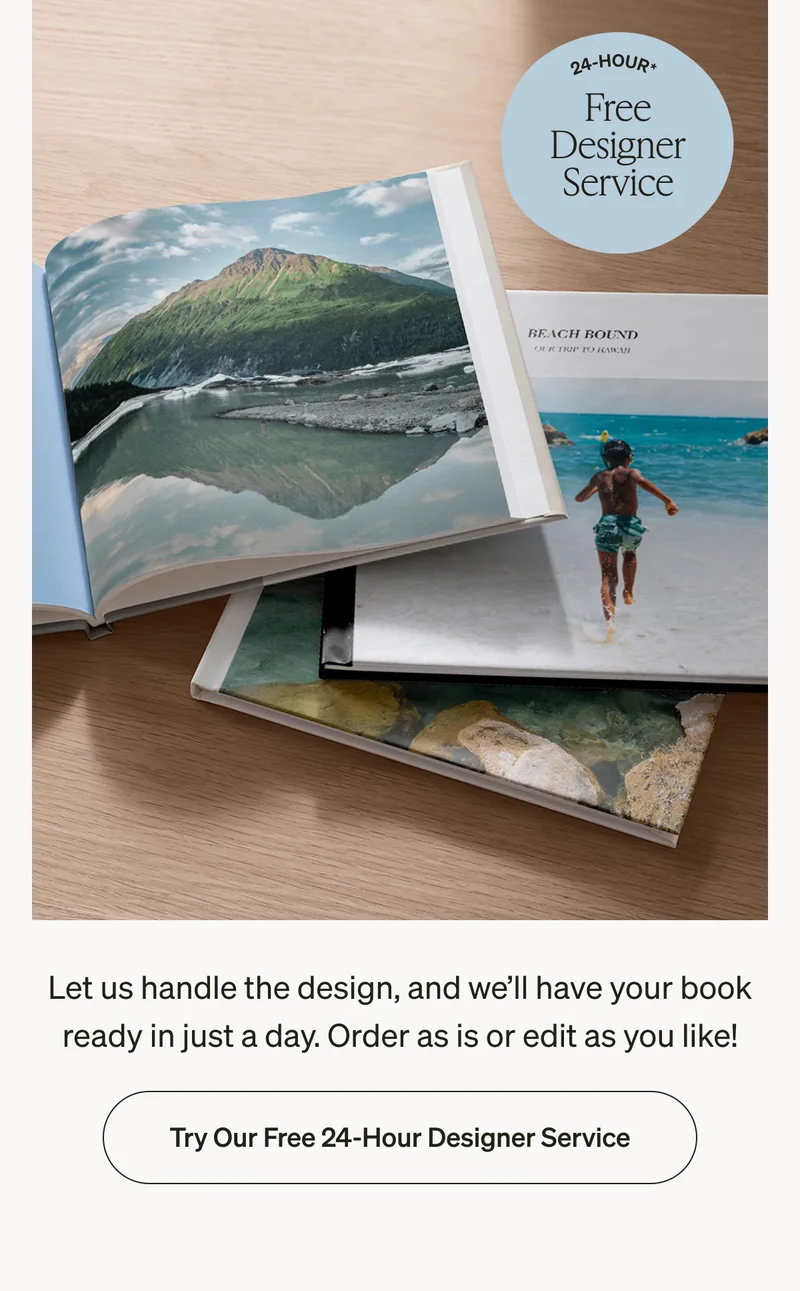 Unlimited Free Photo Book Pages + Up to 50% Off Sitewide