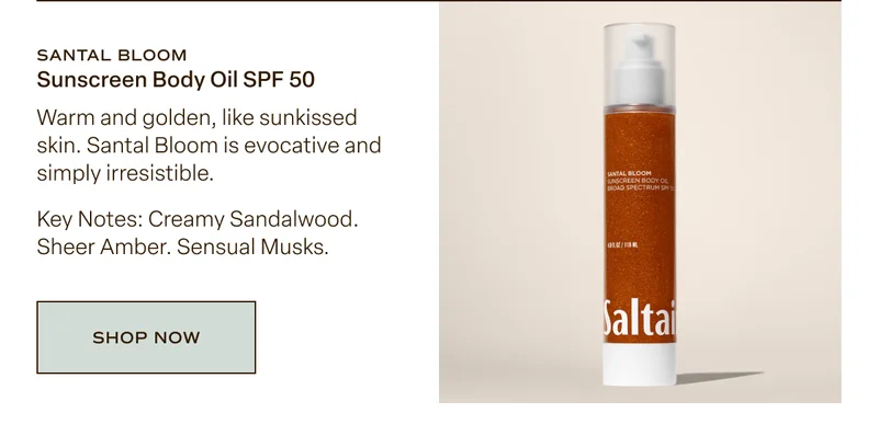 Santal Bloom Sunscreen Body Oil SPF 50