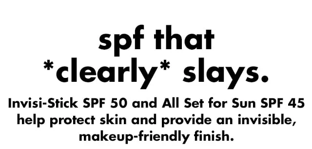Suntouchable Invisi-Stick SPF 50 and All Set for Sun SPF 45