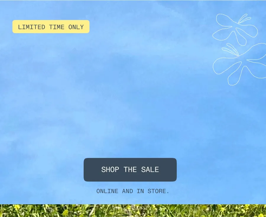 The Summer Sale. 25% off.